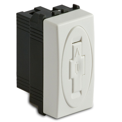 Portafusible 5x20 10A Blanco