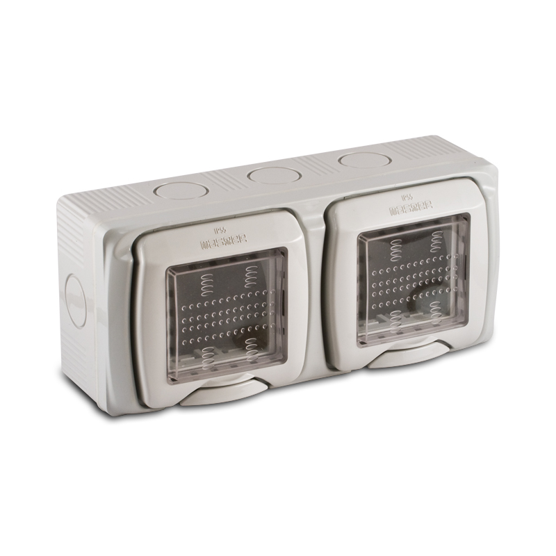 4M IP55 distribution box , 7035 RAL grey