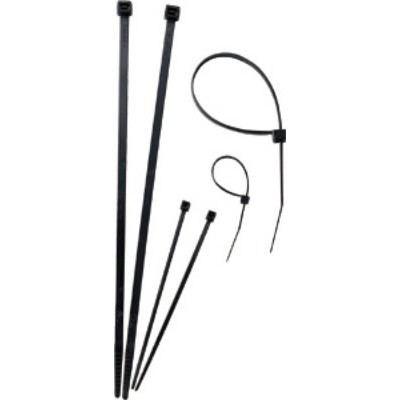Polyamide black cable tie mm 370x3.5