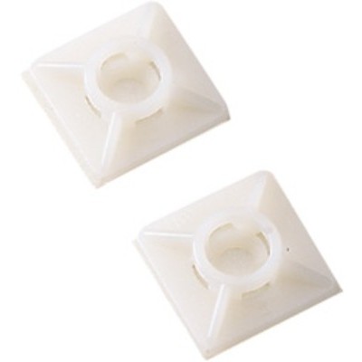 Basetta ades.19x19x3.6mm in nylon natur.