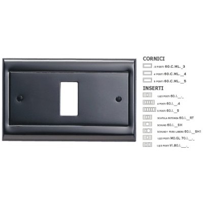 Inserto cromato C.Fucile Schuko