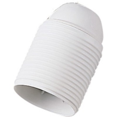 Portalampada E27 filettato Bianco