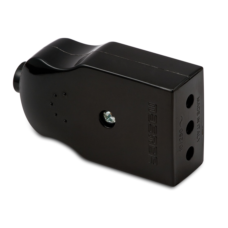 Presa COMPACT P11 2P+T 10A Nera