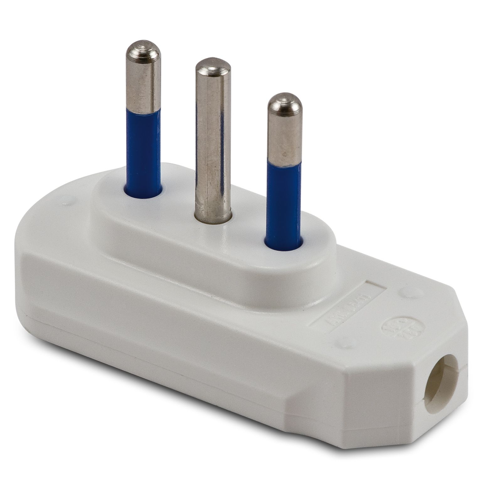 Spina piatta S 11 2P+T 10A Bianca