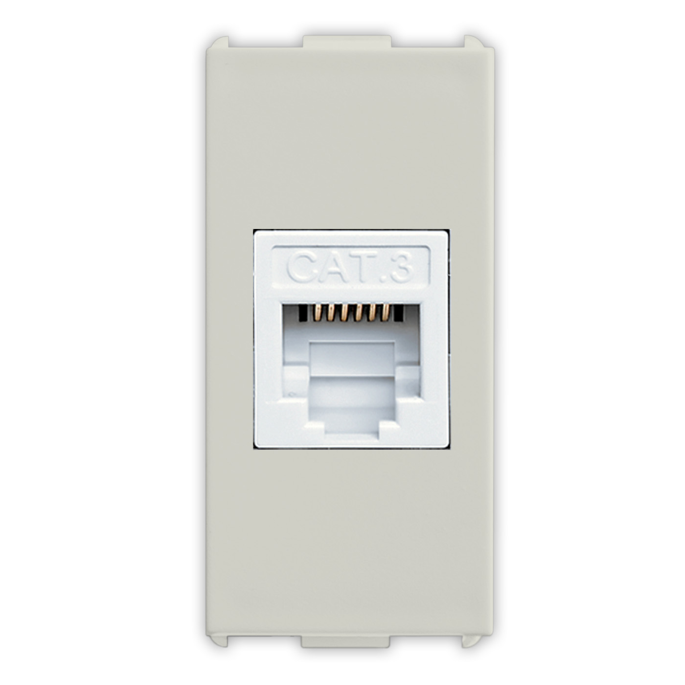 PIXIA Presa RJ12 1 Plug 6-6 LightSand