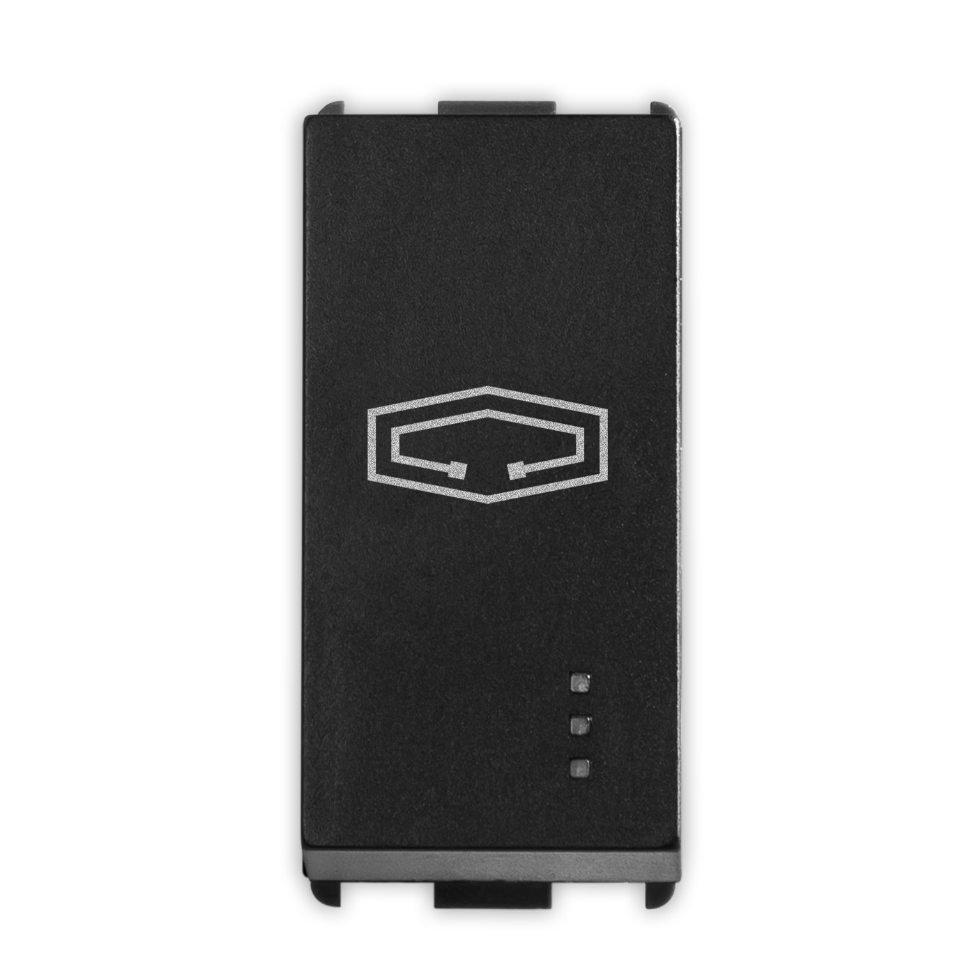 PIXIA Interruttore 2P Resist.16AX Black