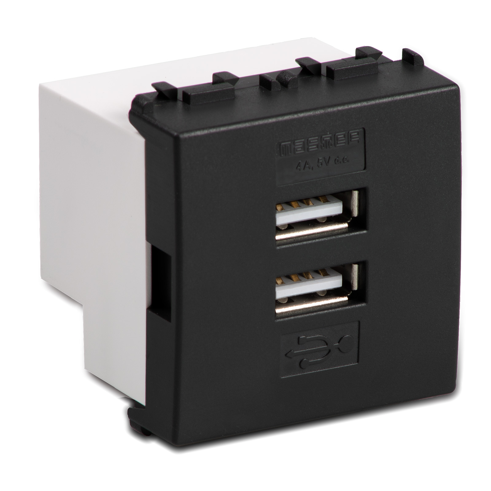 Fuente de alimentación 2 tomas USB 5V 4A