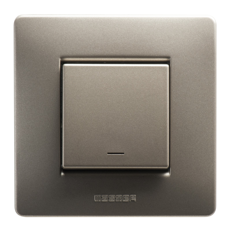 Interruttore 1P 16AX Illum. BRONZO
