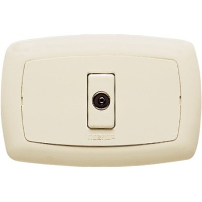 Horizontal TV socket