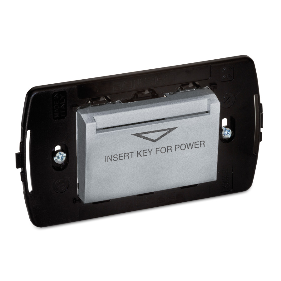 Conmutador de tarjeta NFC, 3 mod., STEEL