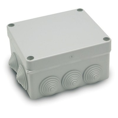 Sealed box with exit cones 160x135x83