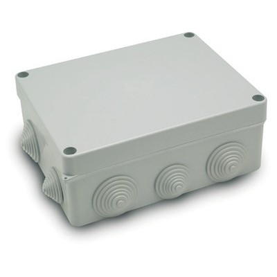 Sealed box with exit cones 220x170x85
