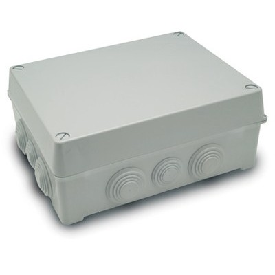 Sealed box with exit cones 310x240x125