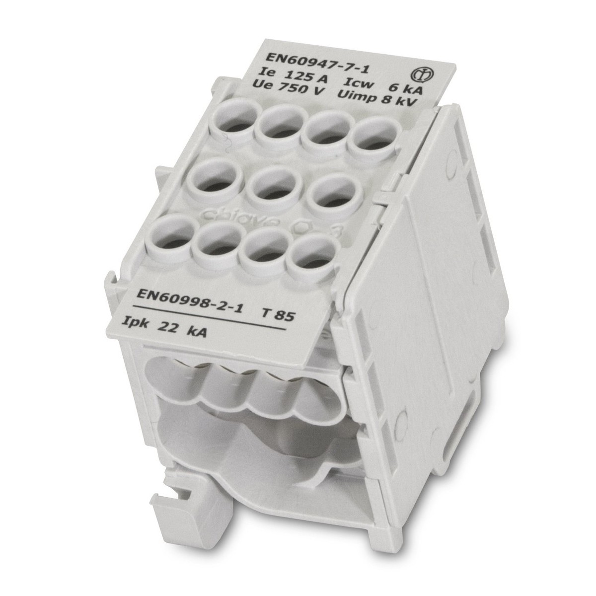 Ripart.Protetto Compatto 1P 125A 11 Fori