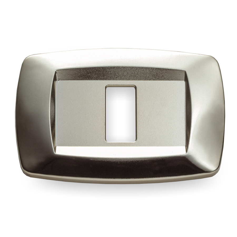 Plaque Modì 1 module, Argent