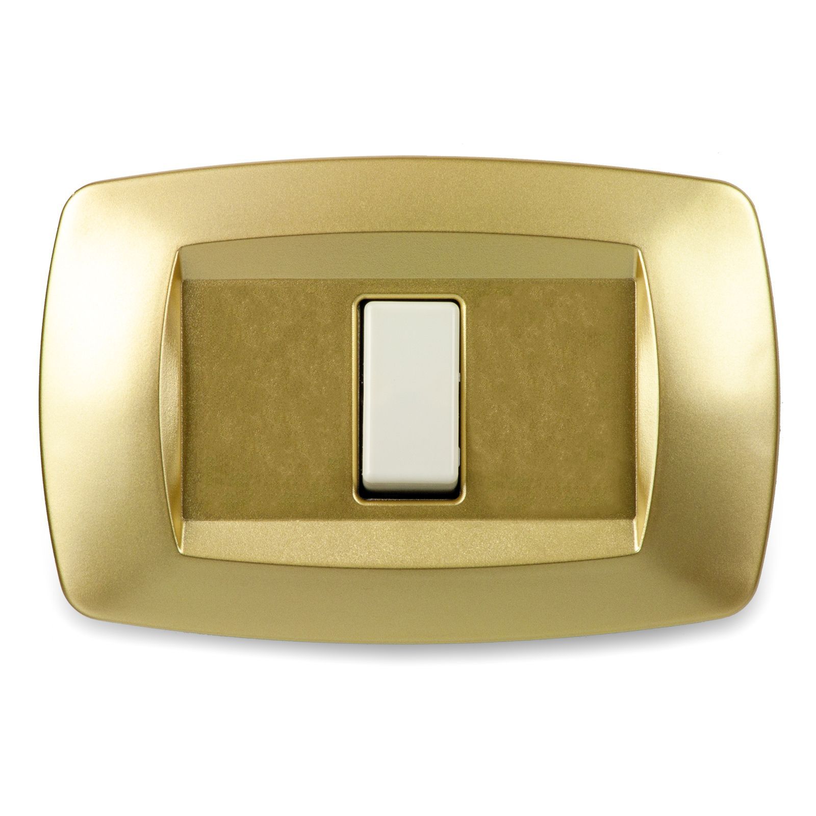 Plaque Modì 1 module, Laiton mat