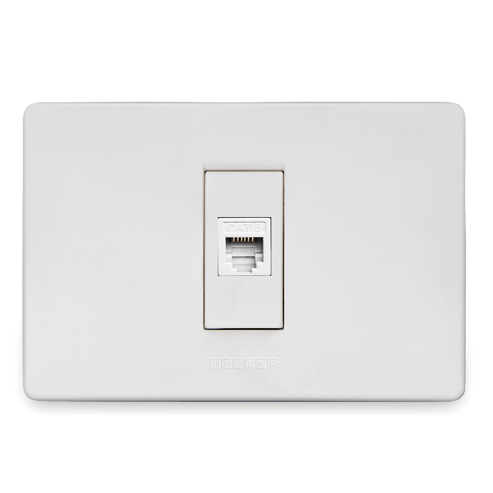 INKKIT 6P6C RJ12 telephone socket White