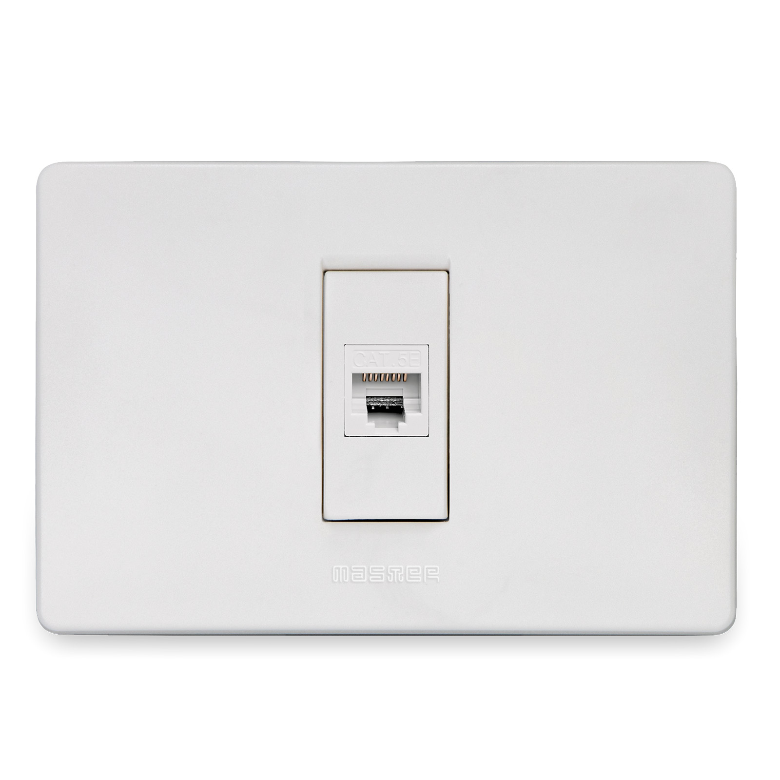 8P8C RJ45 Cat.5e UTP data socket White