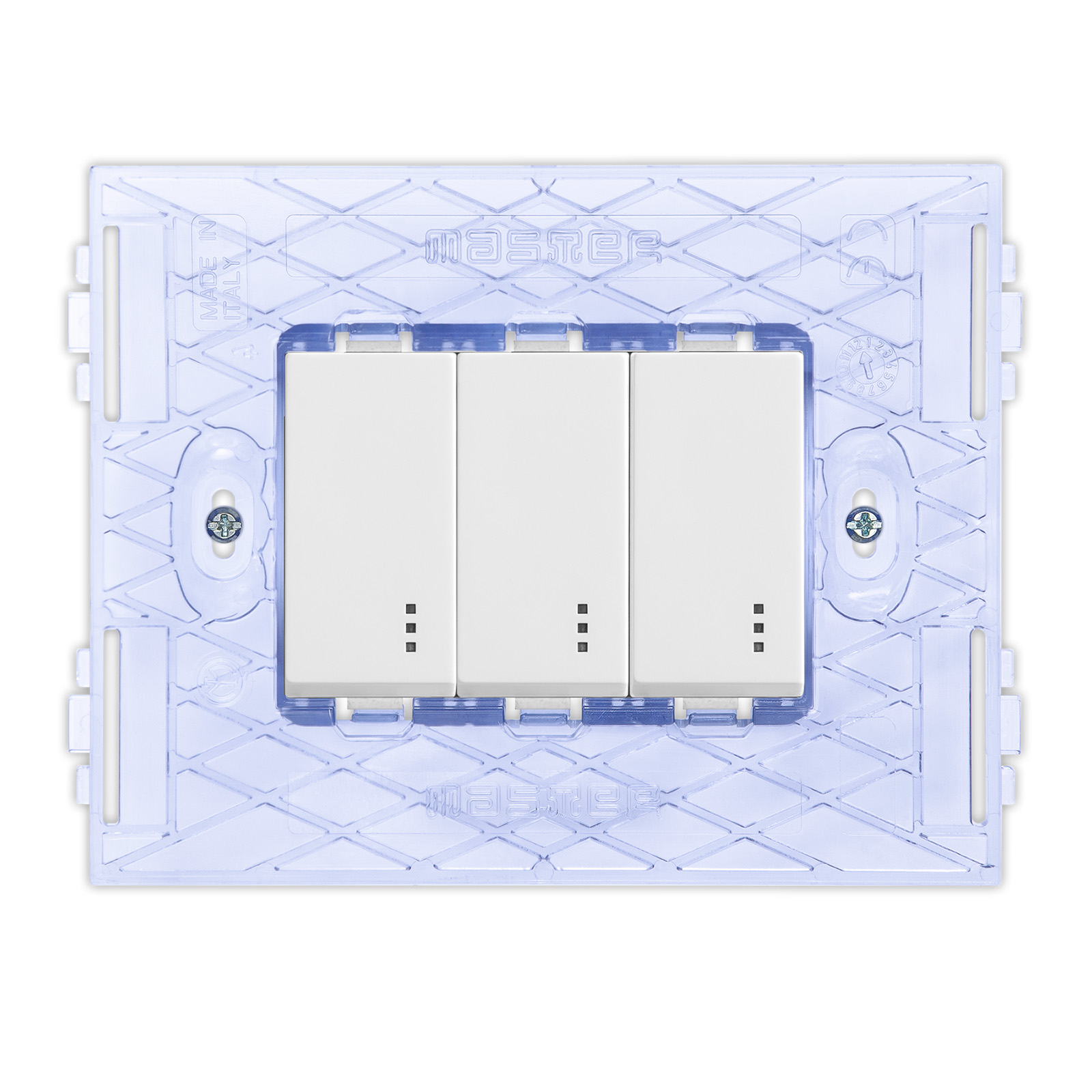 3 One pole switch 10AX 250V