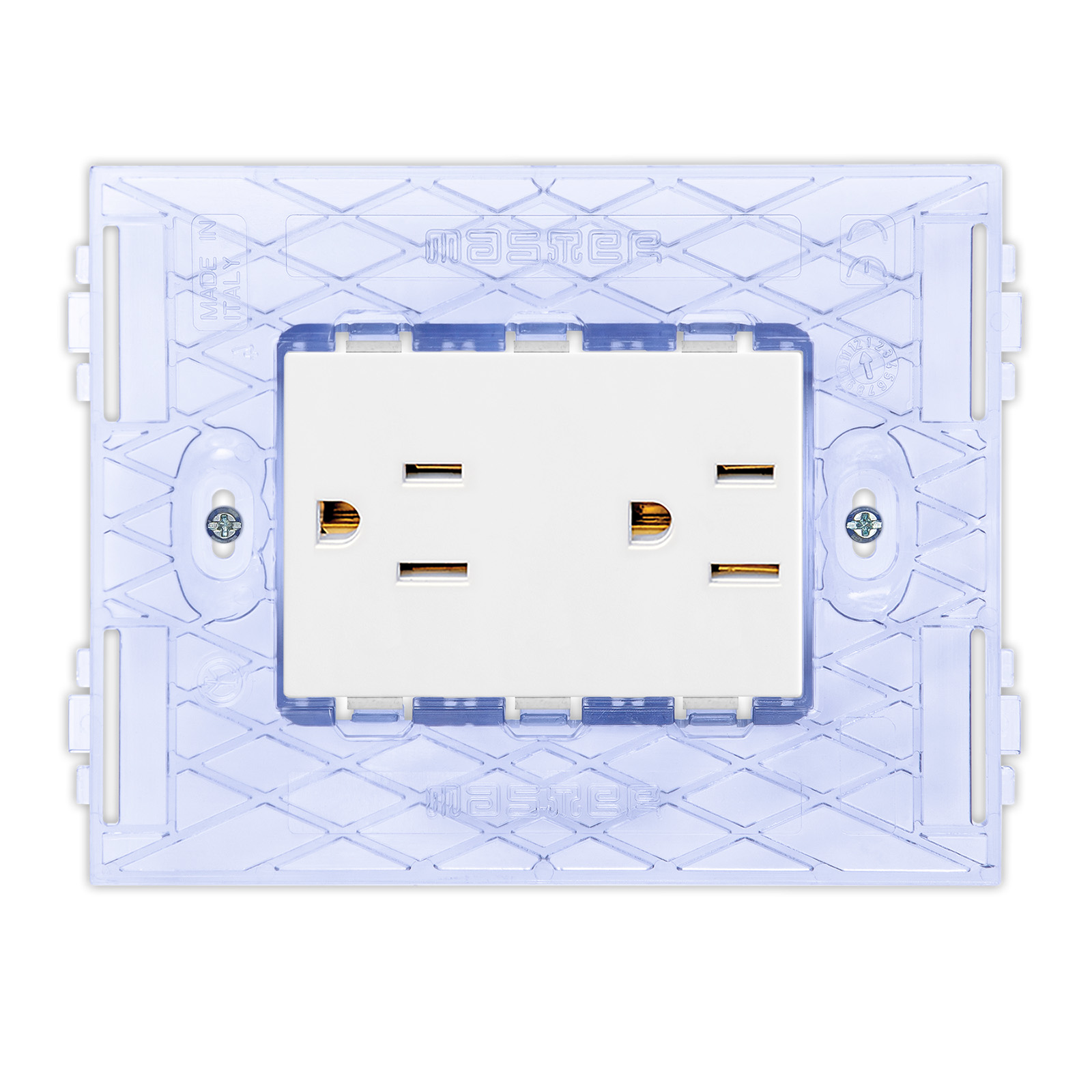 15A 2P american socket+central earth