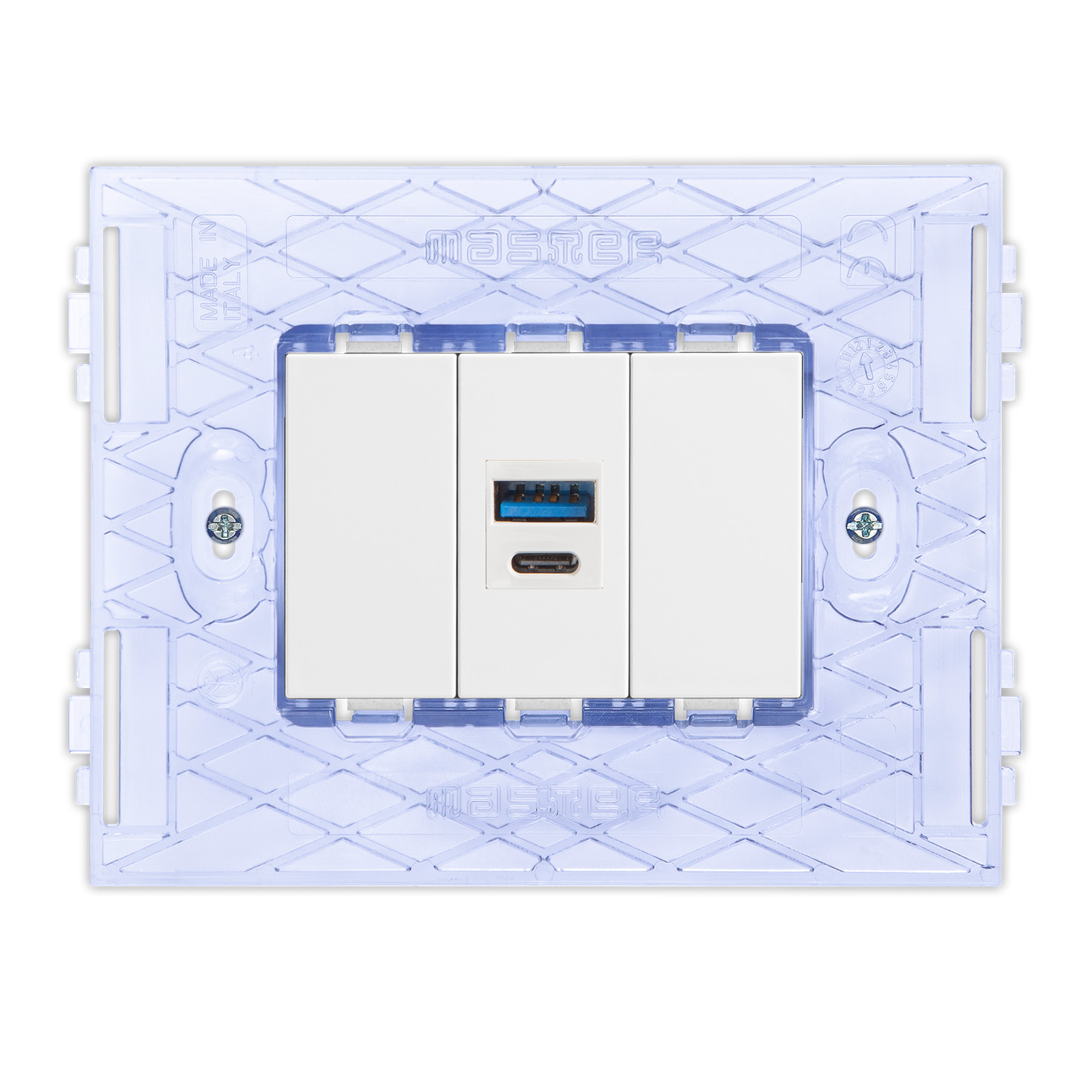 USB A+C power supply, 5V 3A 100/240V~