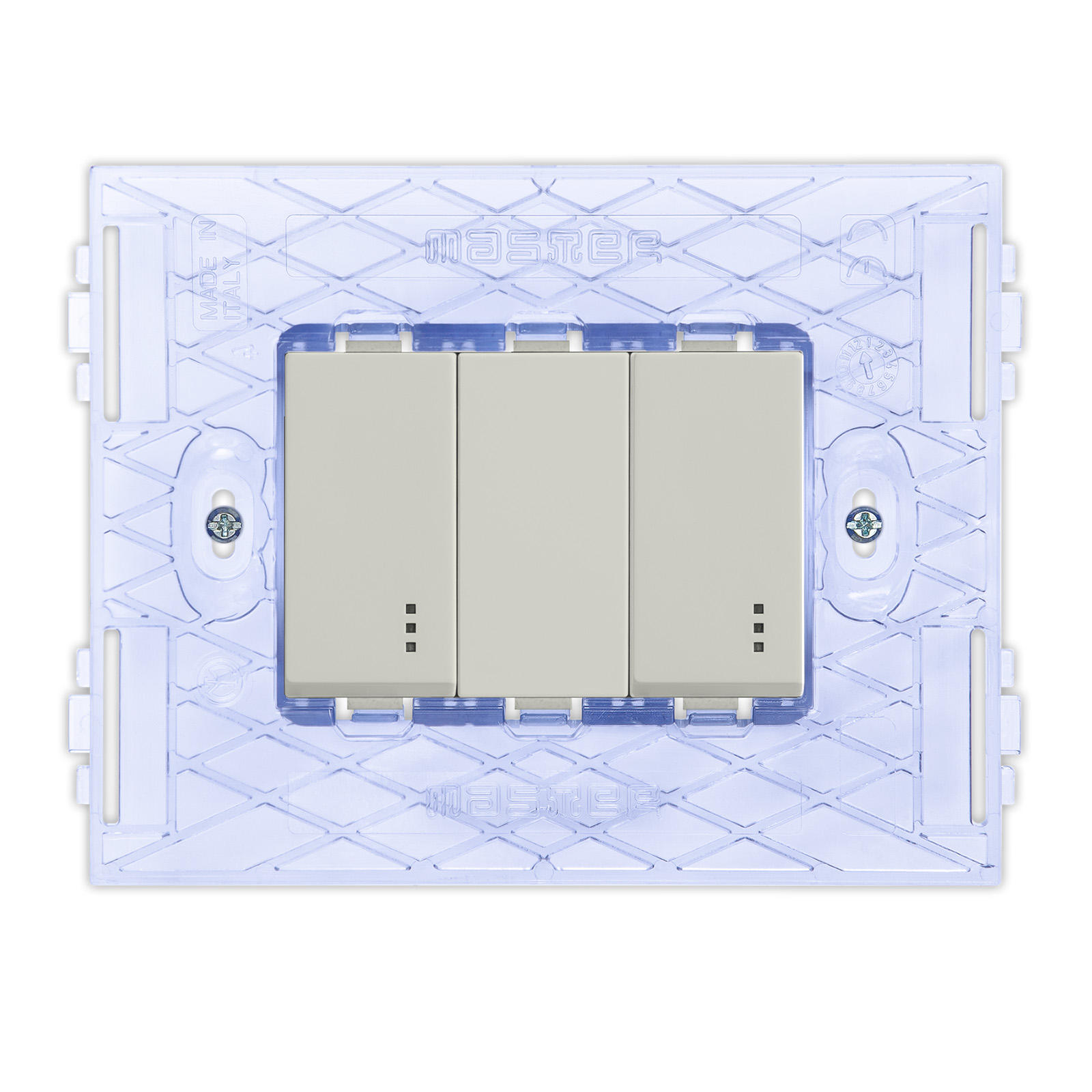 2 One pole switch 10AX 250V LightSand