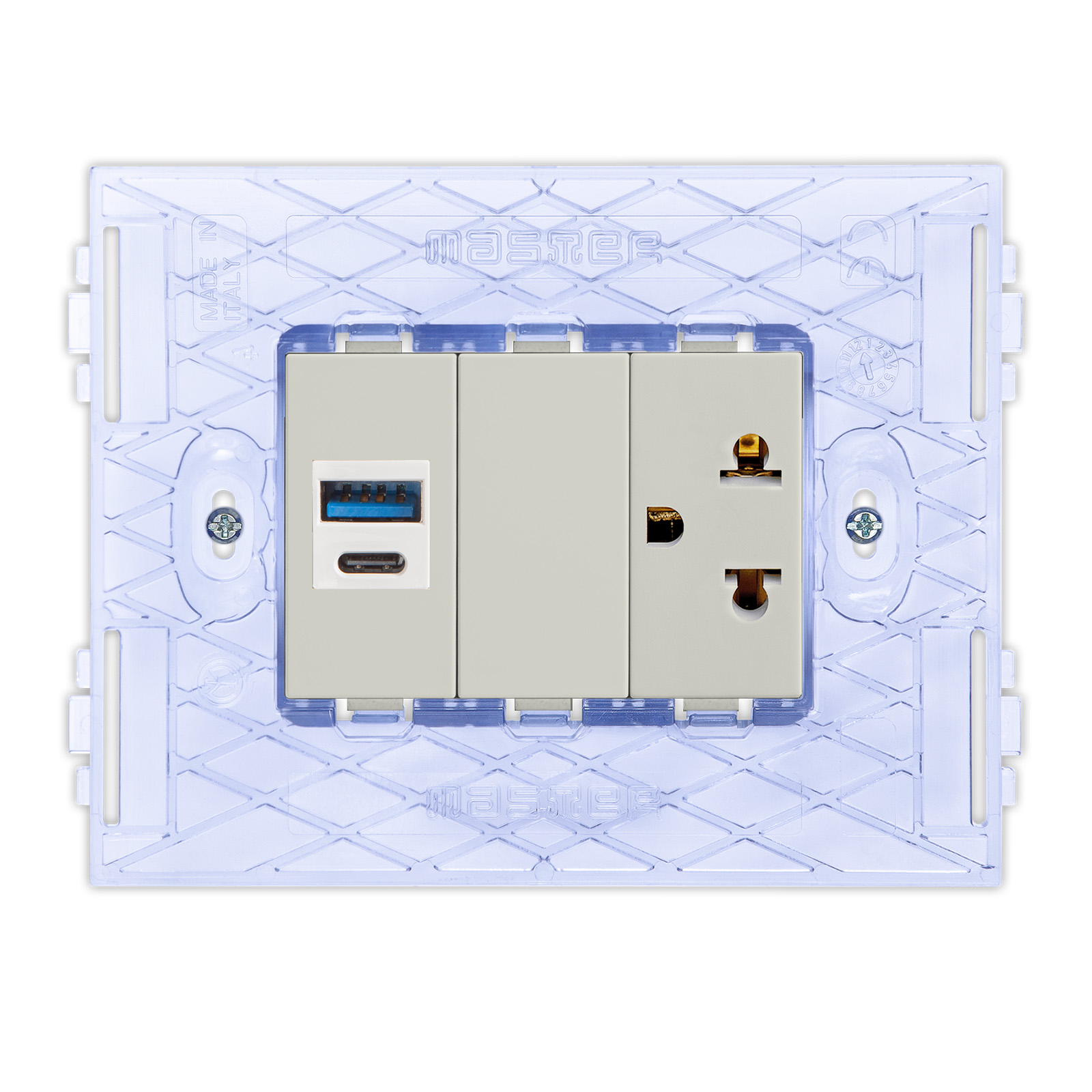 USB A+C power supply, 5V 4.2A 100/240V~