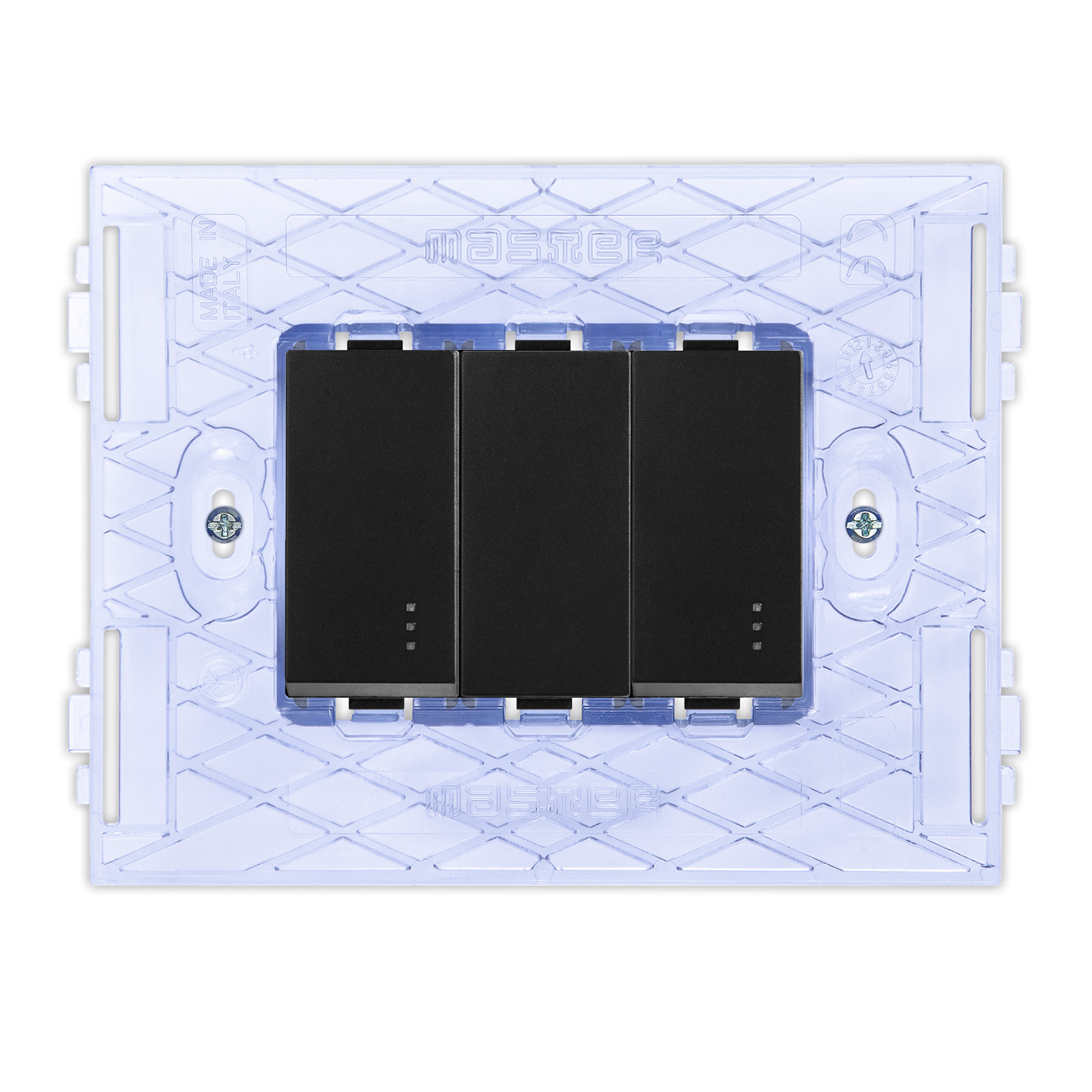 PIXIA 2 Conmutador 1P 10AX BLACK+soporte