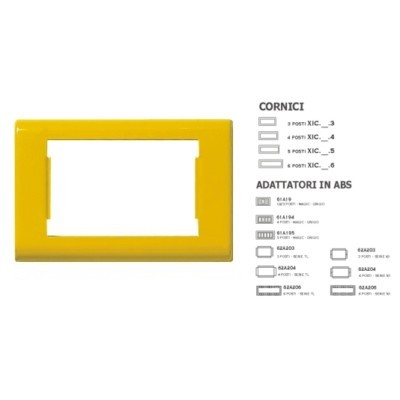 Giotto CoverSwitch YELLOW 6 holes