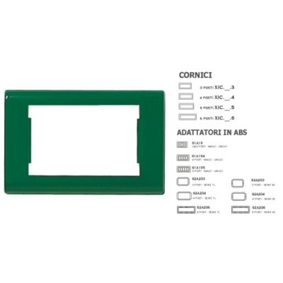Giotto CoverSwitch GREEN 4 holes